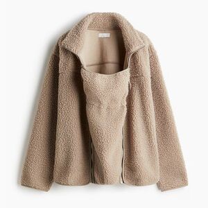 H&M MAMA Before & After Babywearing Fleece Jacket
